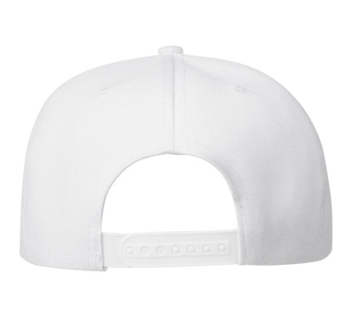 Бейсболка Snapback с прямым козырьком, белая