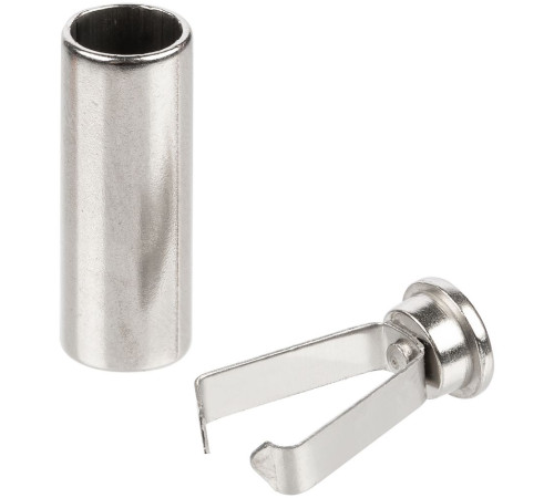 Наконечник для шнурка Nozzle, серебристый