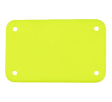 Лейбл из ПВХ Kreta, S, желтый неон