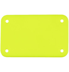 Лейбл из ПВХ Kreta, S, желтый неон