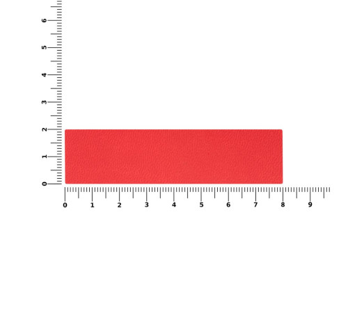 Лейбл Listra Latte, красный