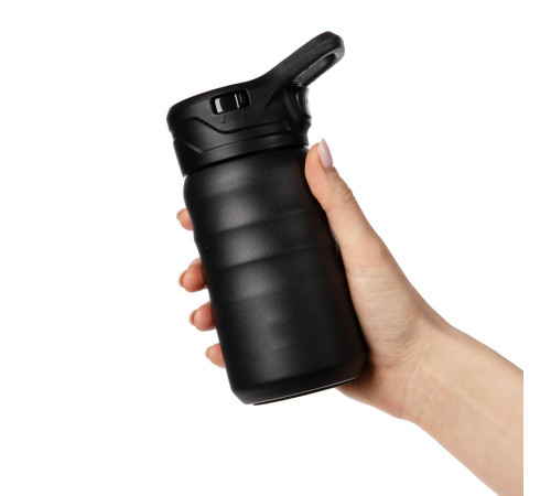 Термобутылка Fujisan 2.0 без логотипа, черная