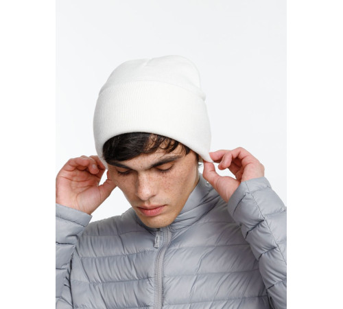 Шапка Urban Flow, молочно-белая