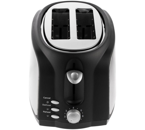 Электрический тостер Postre, серебристо-черный