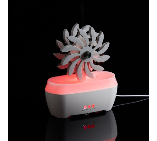 Увлажнитель-ароматизатор Steam Spin, белый с серым