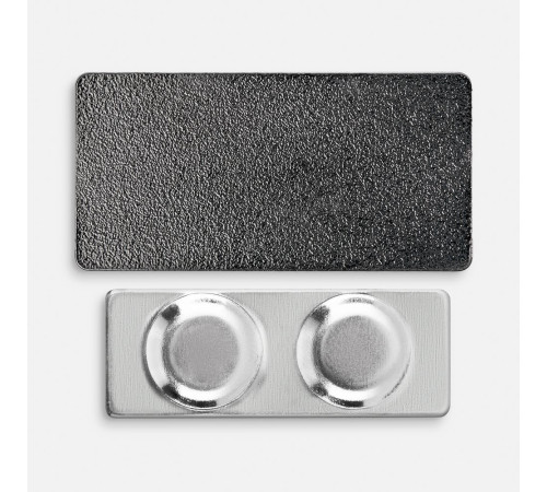 Значок Magnet Matto, серый металлик