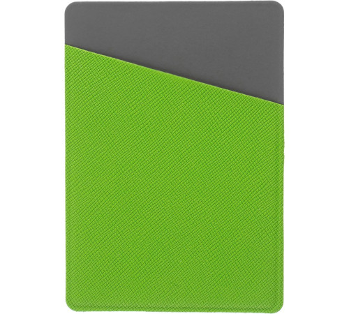 Картхолдер Dual, серо-зеленый