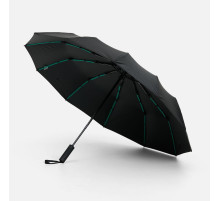 Зонт складной с УФ-защитой Ribstar, черный