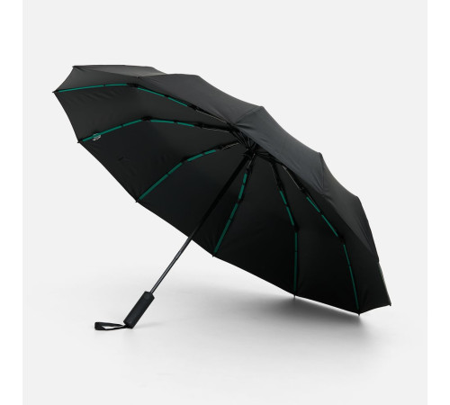 Зонт складной с УФ-защитой Ribstar, черный