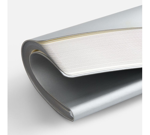 Блокнот Flex Shall ver.2, серебристый