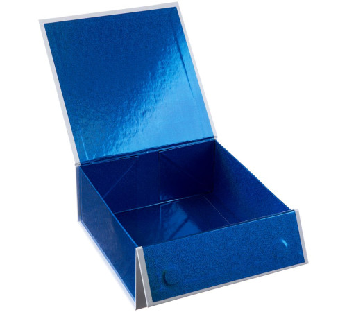 Коробка складная Gallant, M, белая с синим