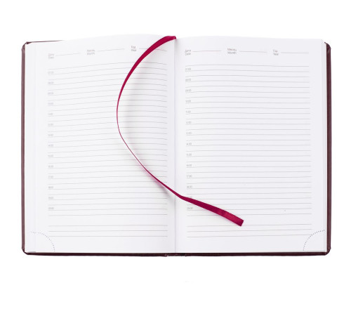 Ежедневник Prizma, недатированный, бордовый