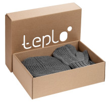 Набор Nordkyn Full Set с шарфом, серый