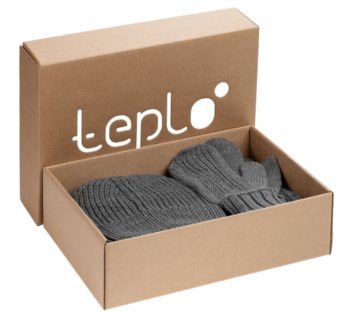 Набор Nordkyn Full Set с шарфом, серый