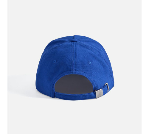 Бейсболка Long Beach, ярко-синяя с белым