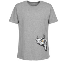 Футболка мужская NosoRock, серый меланж