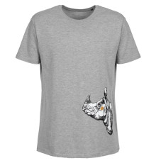 Футболка мужская NosoRock, серый меланж