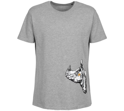 Футболка мужская NosoRock, серый меланж