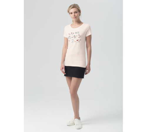 Футболка женская «Котэ», розовая