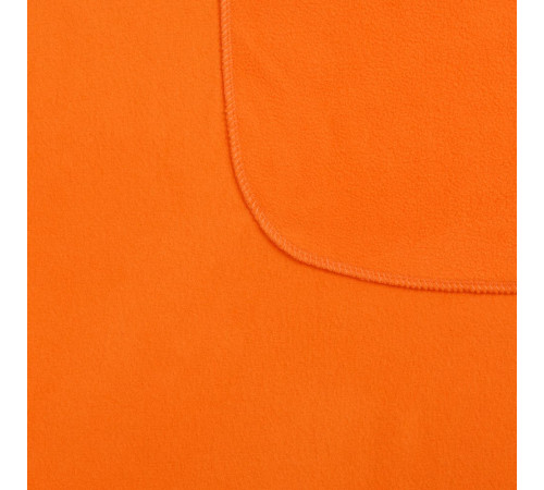 Флисовый плед Warm&Peace, оранжевый