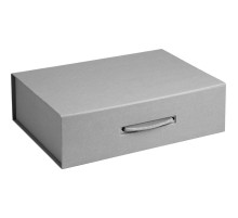 Коробка Case, подарочная, серая матовая