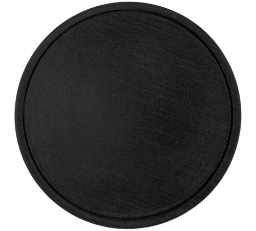 Лейбл из ПВХ Dzeta Round, L, черный