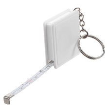 Брелок с рулеткой Square, ver.2, белый