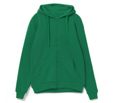 Толстовка на молнии с капюшоном Siverga 2.0, зеленая