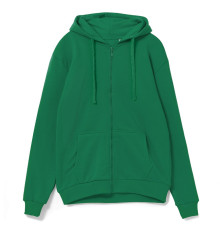 Толстовка на молнии с капюшоном Siverga 2.0, зеленая