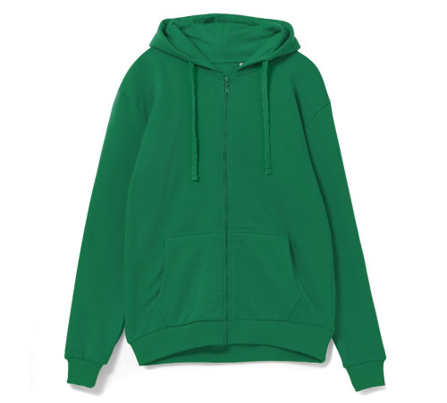 Толстовка на молнии с капюшоном Siverga 2.0, зеленая