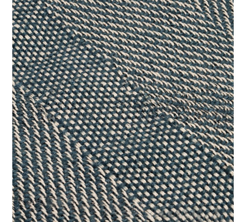 Плед «Сенеж», серо-синий