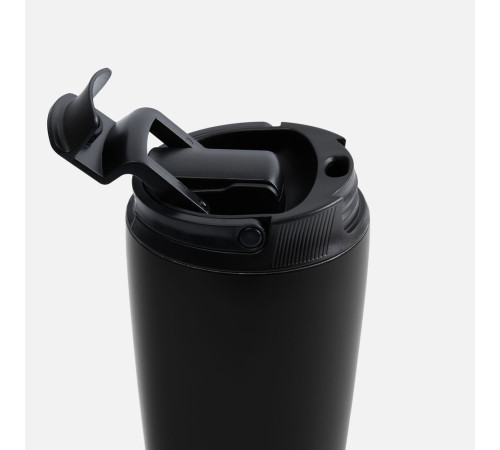 Термостакан с двумя поильниками Duetta, черный