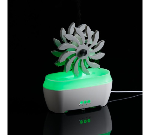 Увлажнитель-ароматизатор Steam Spin, белый с серым