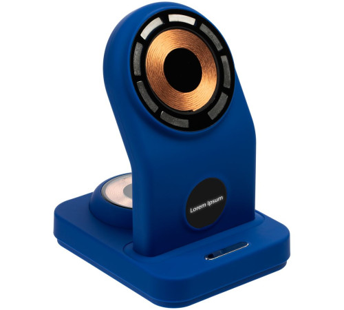 Зарядная станция с подсветкой Cooper Duo, синяя