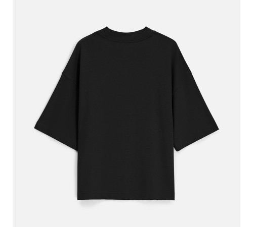 Футболка оверсайз унисекс T9, черная