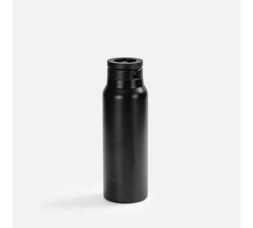 Термобутылка Magnus с магнитным держателем для телефона, черная