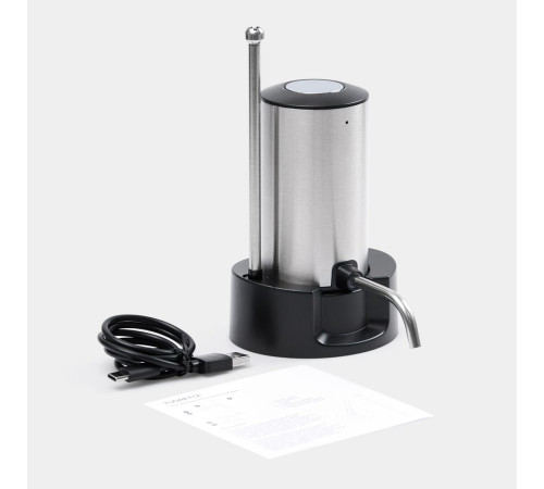 Электрический аэратор-дозатор для вина Tuoretta, серебристый