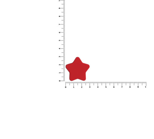 Джибитс из ПВХ «Звезда», красный