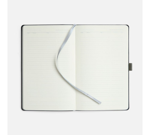 Ежедневник Lungo, недатированный, серый