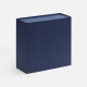 Коробка складная Quadra Fold, темно-синяя