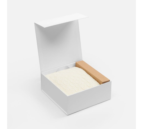 Коробка складная Quadra Fold, белая