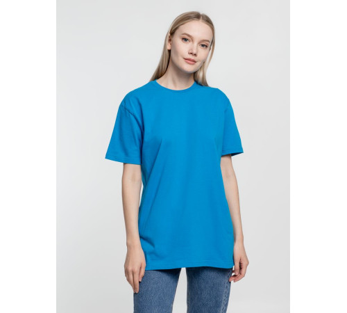 Футболка унисекс T-Bolka 160, бирюзовая
