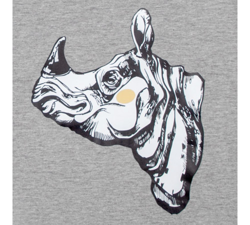 Футболка мужская NosoRock, серый меланж