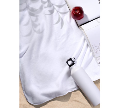 Флисовый плед Warm&Peace, белый