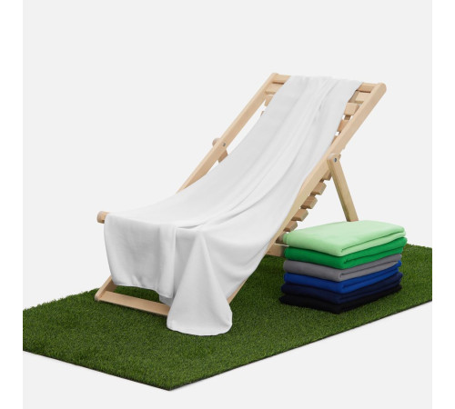 Флисовый плед Warm&Peace, белый