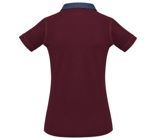 Рубашка поло женская DNM Forward бордовая