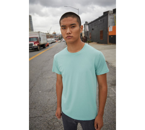 Футболка унисекс E150 Inspire (Organic), темно-синяя