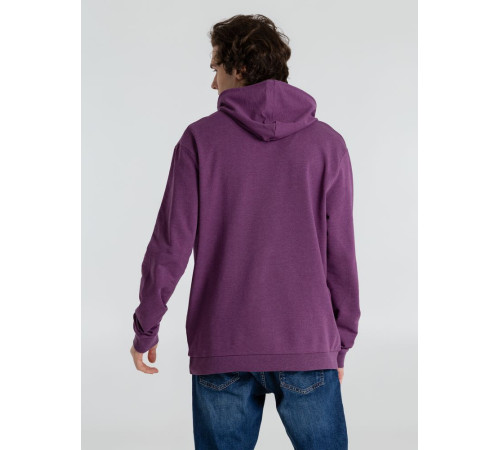 Толстовка с капюшоном унисекс Hoodie, фиолетовый меланж