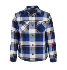 Куртка-рубашка оверсайз унисекс Noah, синяя