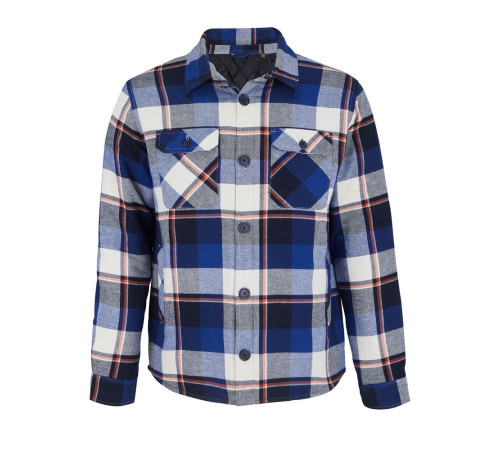 Куртка-рубашка оверсайз унисекс Noah, синяя